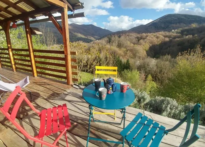 빌라 The Enchanted Observatory In Ariege Pyrenees - L'observatoire Enchante Des Pyrenees Ariegoises *